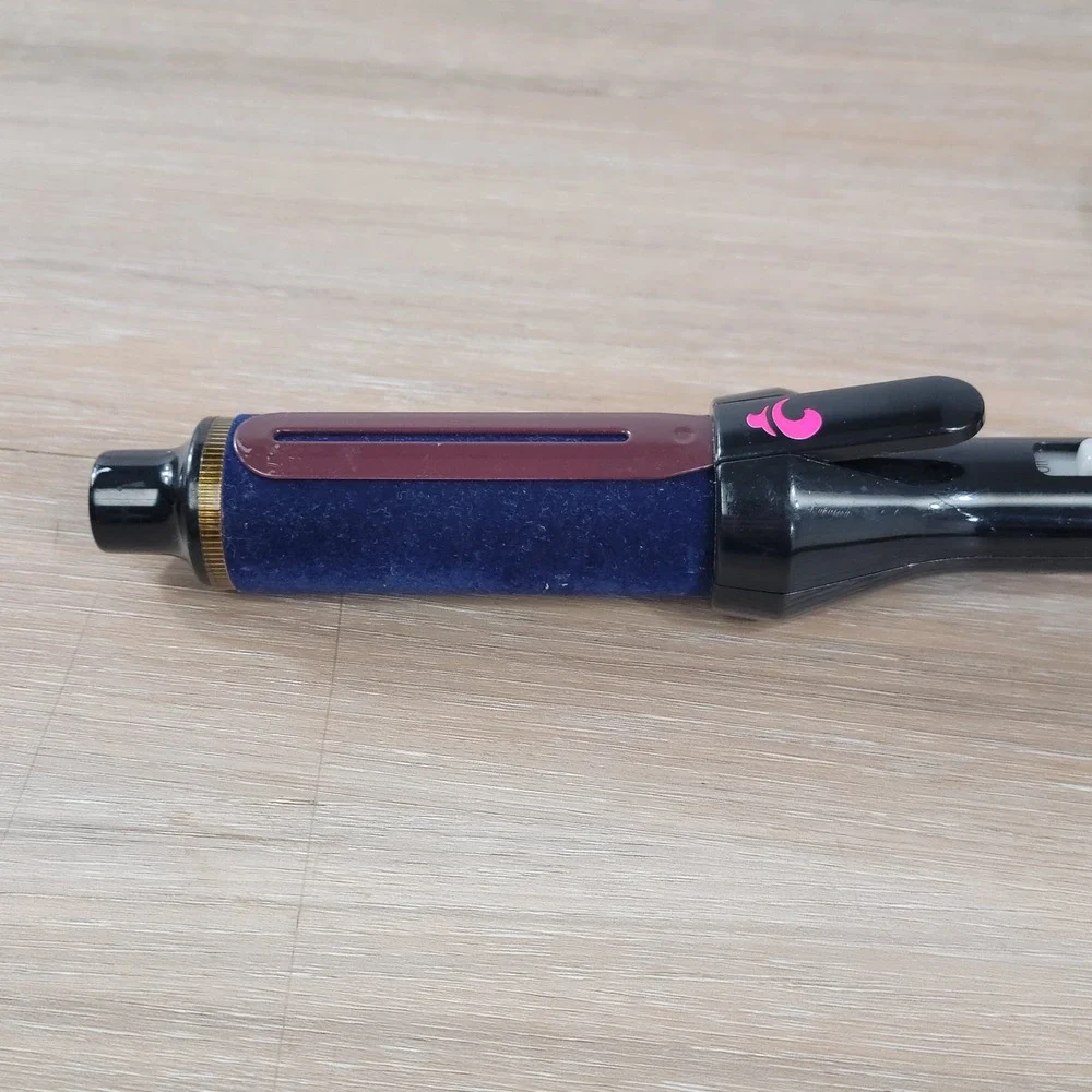 Remington Smart Shaper Curling Iron Model W4100 Blue Velvet Flocked Barrel 1 ¹/4